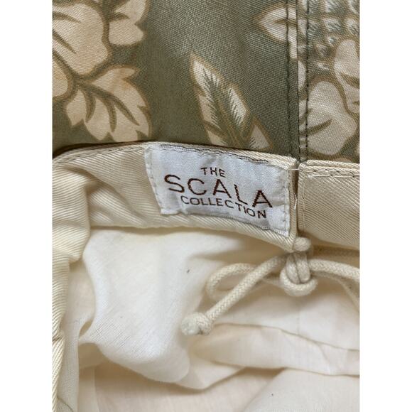 Scala Collection Ladies Canvas Draw String Hawaiian Band Bucket Hat Beach Pool - Picture 7 of 7